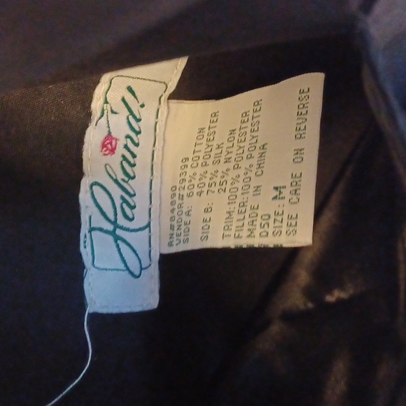 Haband  reversible coat women's size medium black and brown hoodied - Picture 2 of 6